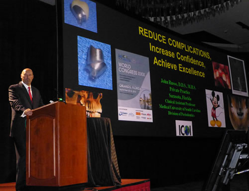 Dr. Russo speaks at the International Congress of Oral Implantologists World Congress XXIX